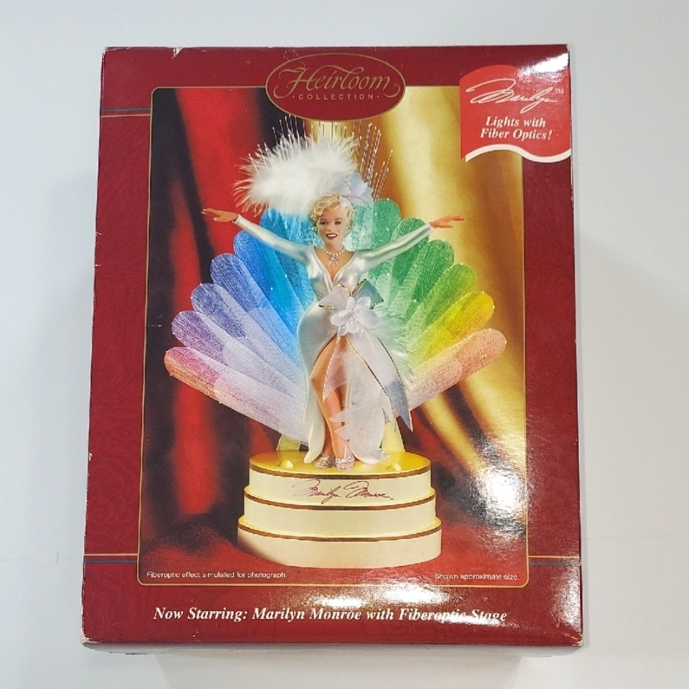 Vintage Heirloom Collection Marilyn Monroe Fiber Optic Stage Ornament